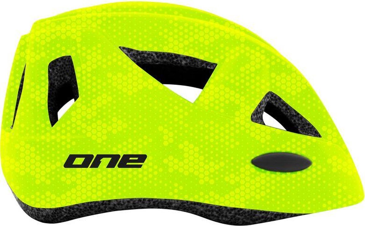 One helm Racer S/M geel