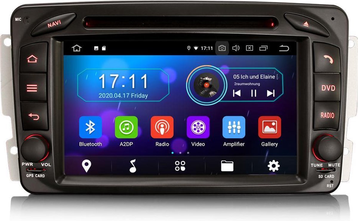 Mercedes C CLK A Klasse navigatie | Android 10