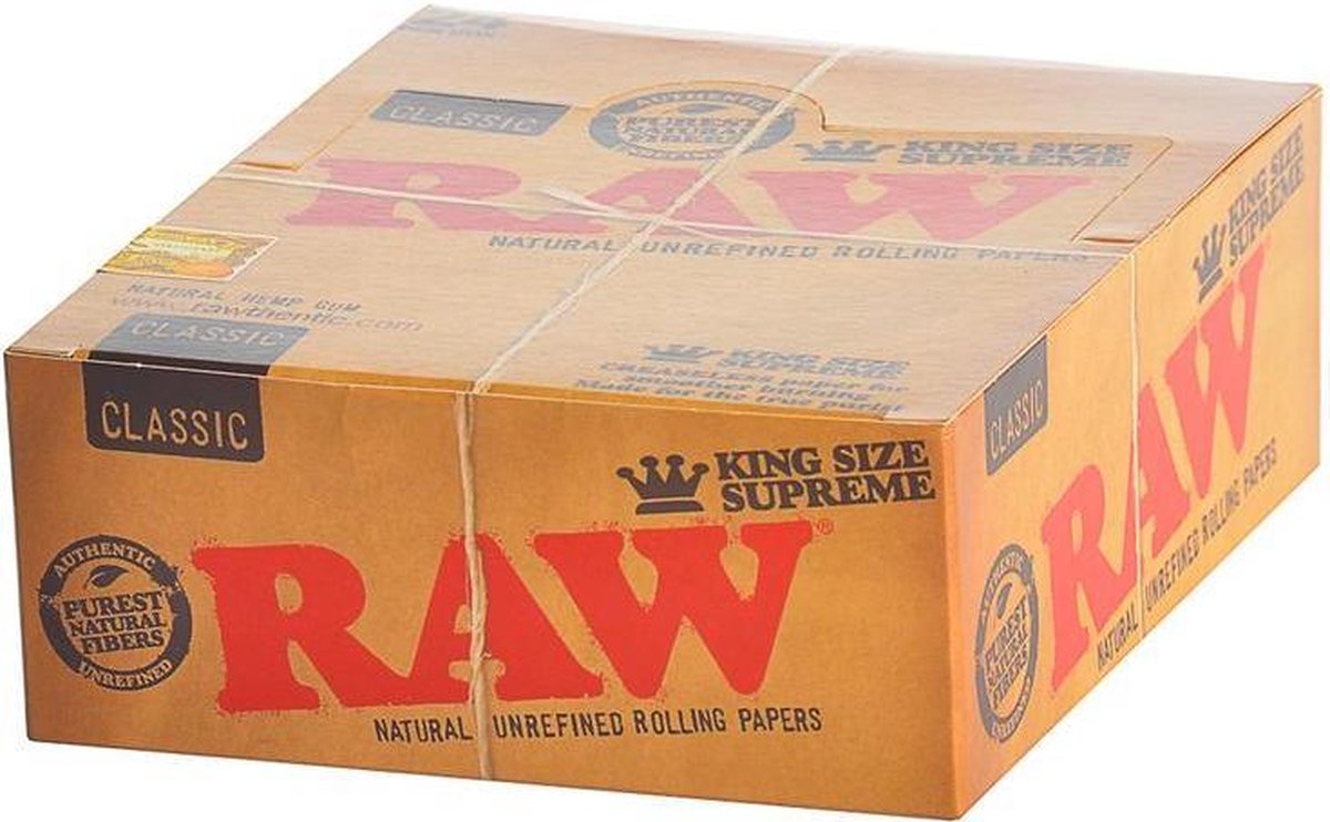 RAW Kingsize Supreme Classic Box-24
