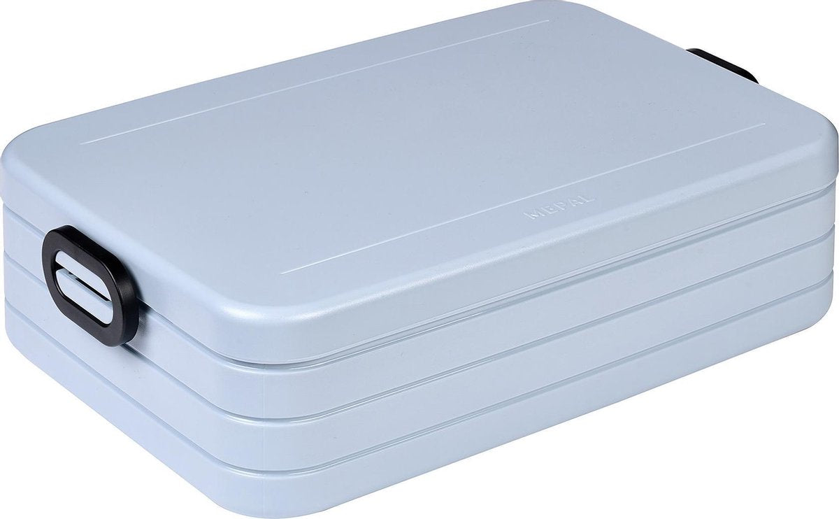 Mepal – Lunchbox Take a Break large – Geschikt voor 8 boterhammen – Nordic blue – Lunchbox voor volwassenen