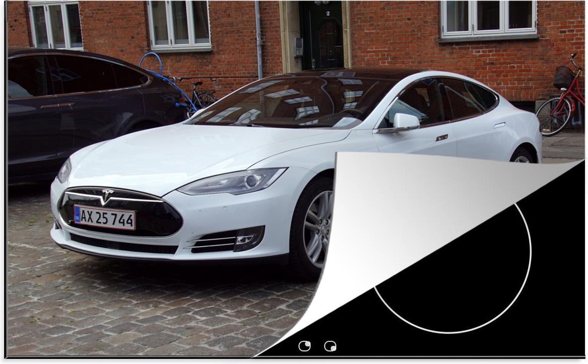 Inductie beschermer - Tesla - Wit - Koplamp - 80x52 cm - inductiebeschermer