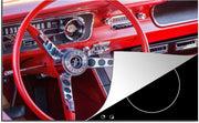 Inductie beschermer - Ford Mustang - Interieur - Rood - 78x52 cm - inductiebeschermer