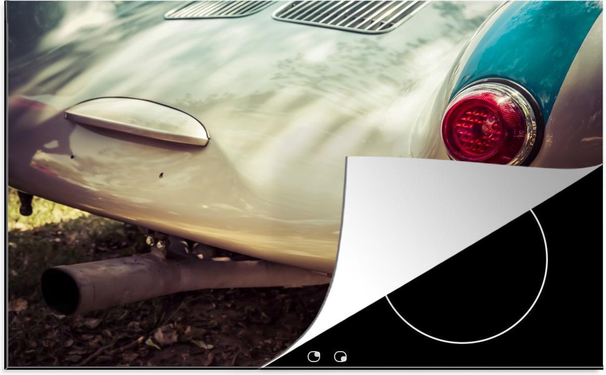 Inductie beschermer - Auto - Porsche - Lamp - 80x52 cm - inductiebeschermer