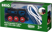 BRIO Oplaadbare locomotief met mini USB- kabel - 33599