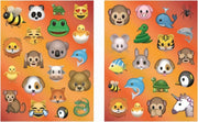 W&o Stickervel Emoticon Junior 21 X 30 Cm Papier Rood 2 Stuks