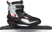 Nijdam Norenschaats - Semi-Softboot - Zwart/Zilver/Rood - 39