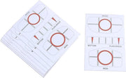 Firsttee - Impactstickers 30 stuks - Verbeter je impact swing - Voor alle golfclubs - Golf accessoires - Golftrainingsmateriaal - Training - Golfset - Cadeau - Sport - Trainer - Trolley - Trainingsmaterialen - Golfballen afslaan mat - Net - Practice
