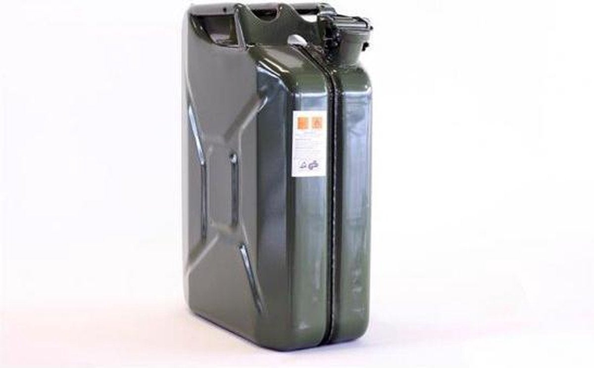 jerrycan groen metaal 20 liter