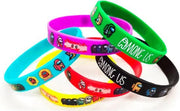 ProductGoods - 10 Among Us polsbandjes van gel - Set van 4 stuks - Polsbandje rubber - Silicone polsbandje - Setje armbandjes - Siliconen - Among Us