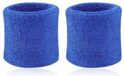 ProductGoods - 2x Zweetband Blauw | Zweetbandjes pols