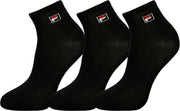 Fila - 6-pack Enkel Sokken - Zwart - Maat 35-38