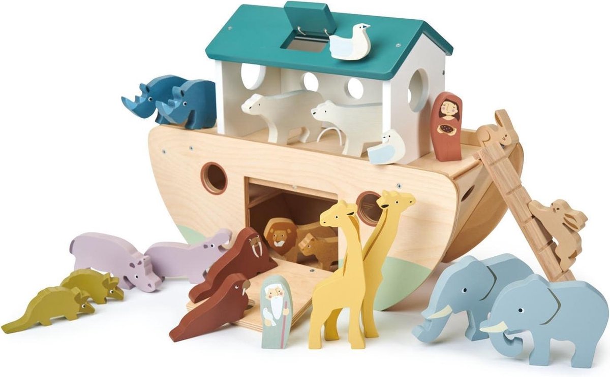 Ark van Noah in hout | Tender Leaf Toys