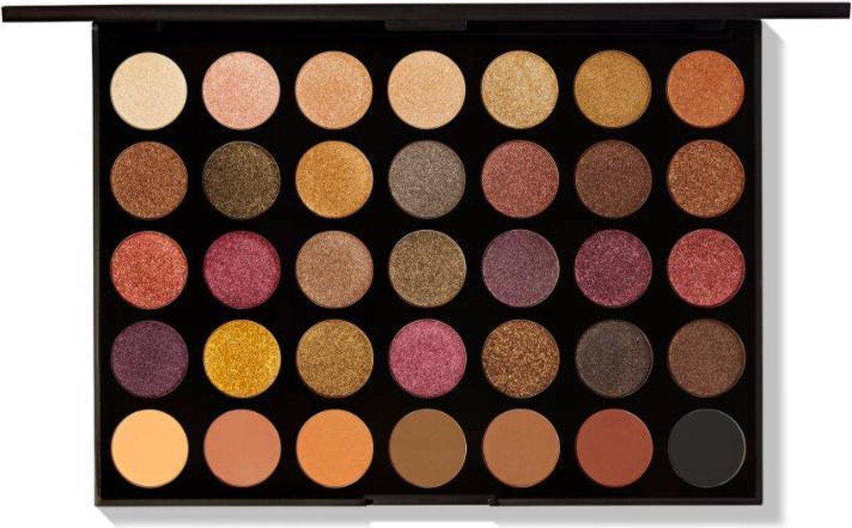 MORPHE 35F Fall into frost artistry palette - sterk gepigmenteerd - oogschaduw - super blendable - Golds