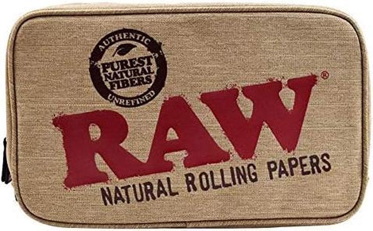 Raw smell proof smokers pouch large