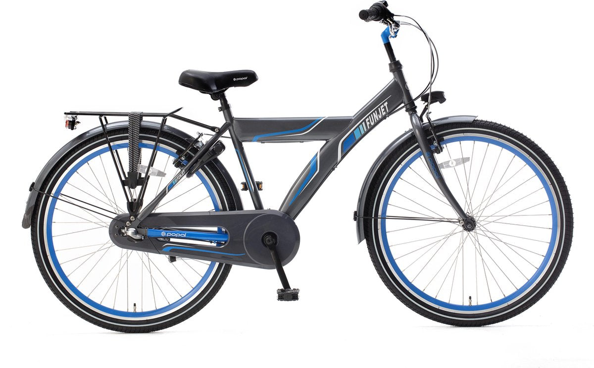 Supersuper Funjet N3 Kinderfiets - 26 inch - 3 versnellingen - Blauw/Grijs