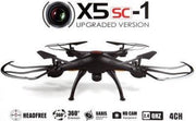 Syma X5SC met Camera - Drone - Zwart + 1 pak batterijen
