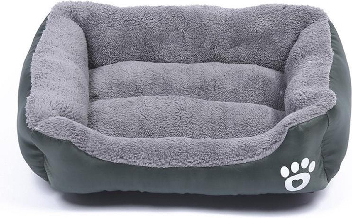 Dailyibed hondenmand - hondenkussen - hondenbed - S - 43x32x13cm - Donkergroen