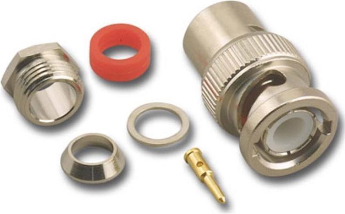 OKS BNC (m) soldeerbare connector 50 Ohm voor 8 mm kabel