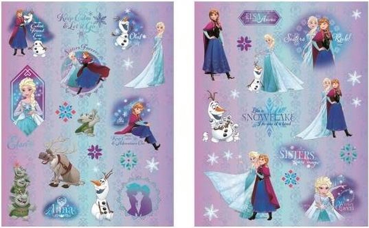 W&o Stickervel Frozen Junior 19 X 25