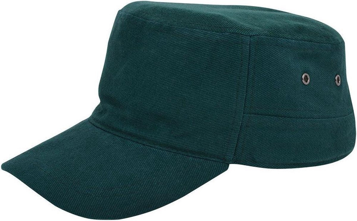 Benza Luxe Leger Cap Muts Donkergroen