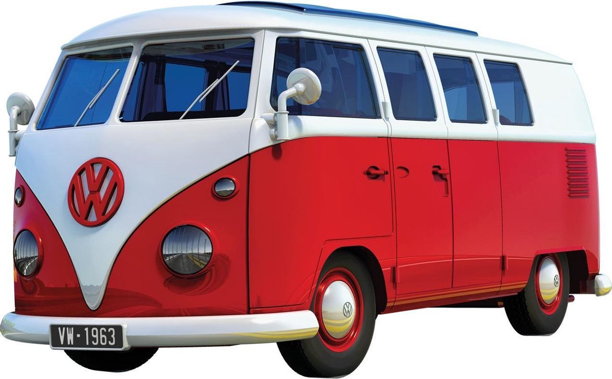 Airfix - Quickbuild Vw Camper Van - Red