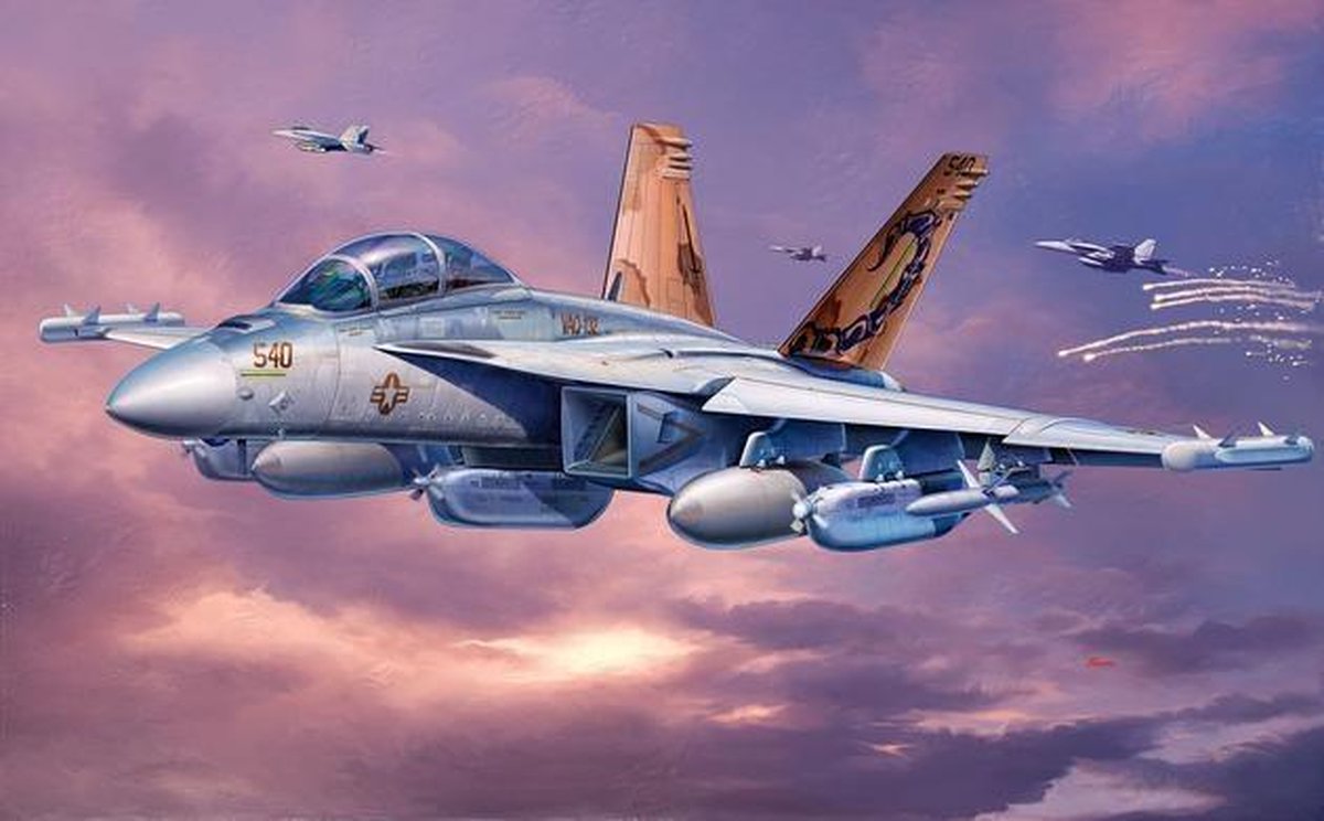 Revell EA-18G Growler 1:144 Montagekit Vliegtuig met vaste vleugels