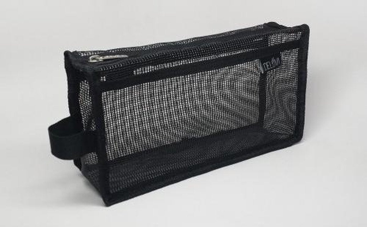 Deluva Make-up Opbergtas voor de Professional Visagist/MUA - zwart mesh - 25x15x7