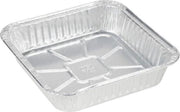 Aluminium vierkante voedsel containers