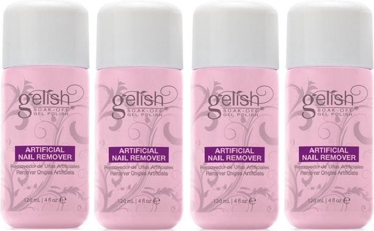 Gelish Artificial Nail Remover - Voordeelverpakking 4x120ml