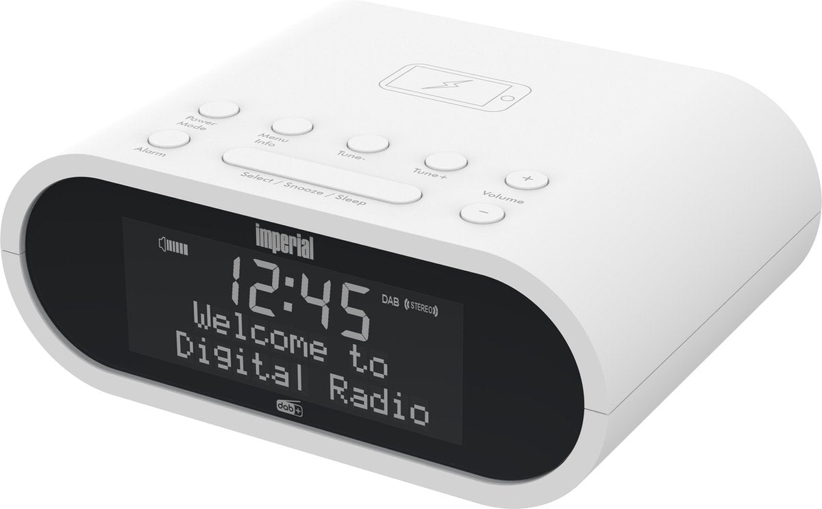 Imperial Dabman d20 DAB+ wekkerradio - wit