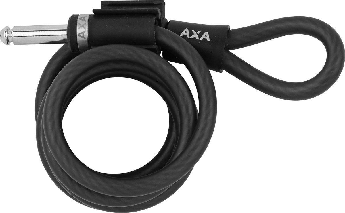 Axa Newton PI Kabelslot - 180 cm - Zwart