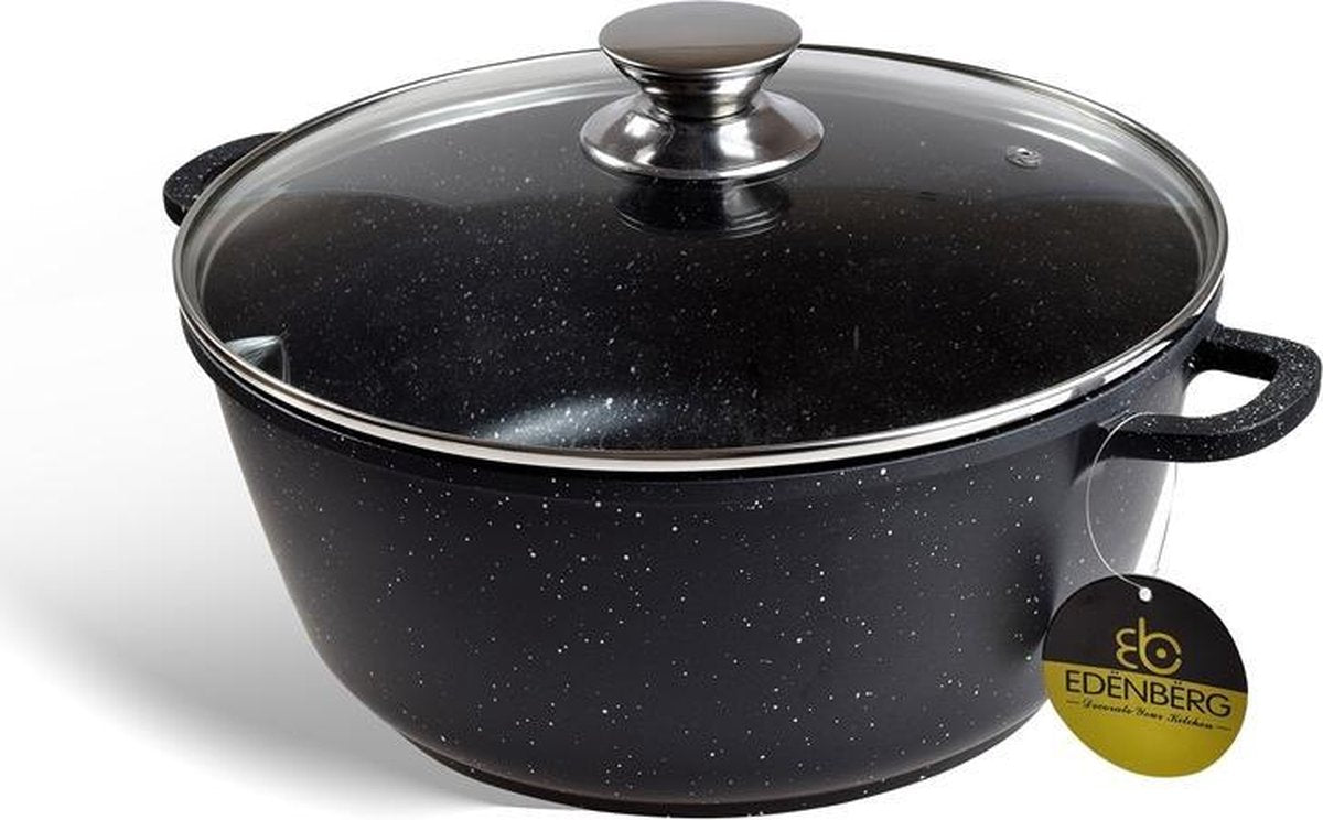 Edënbërg Stonetec Line - Luxe Braadpan/Kookpan - ⌀ 28 cm - 6.7 liter