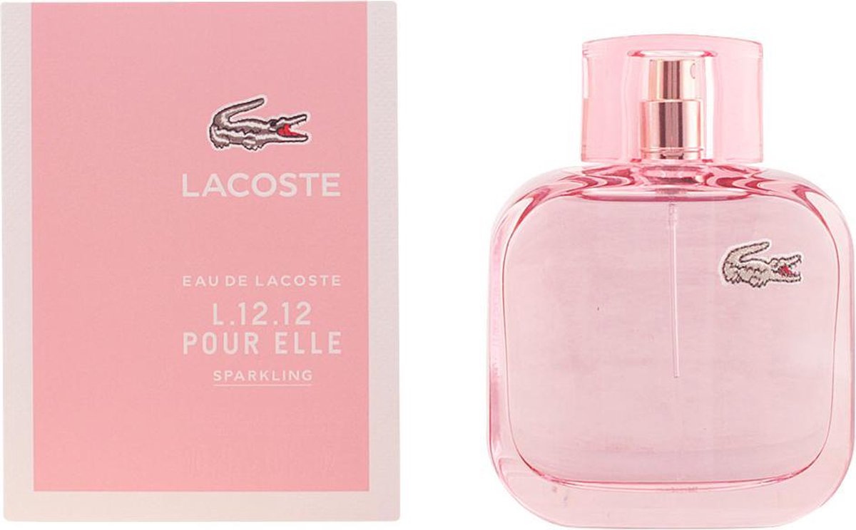 EAU DE LACOSTE L.12.12 POUR ELLE SPARKLING  90 ml | parfum voor dames aanbieding | parfum femme | geurtjes vrouwen | geur | parfum voor heren | parfum heren | parfum mannen