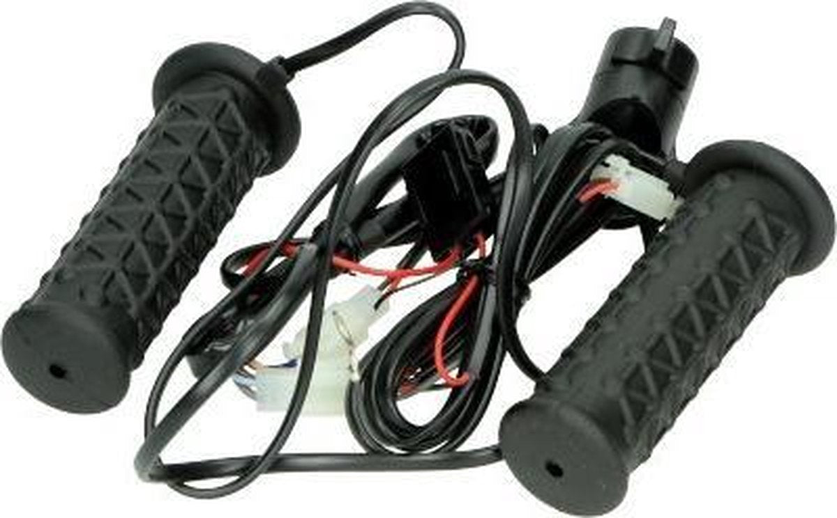 handvatset + verwarming universeel zwart DMP scooter