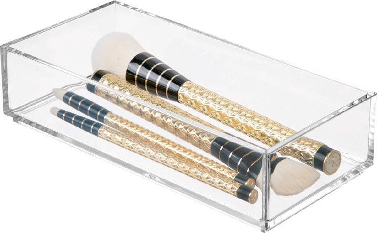 Ladebakjes stapelbaar make-up iDesign - Clarity