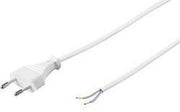 Basetech 611985 Aansluitkabel Stroom Wit 1.50 m