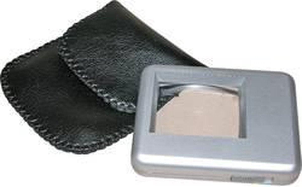 RONA 450510 Leesloep met verlichting Lensgrootte: (l x b) 38 mm x 30 mm Zilver