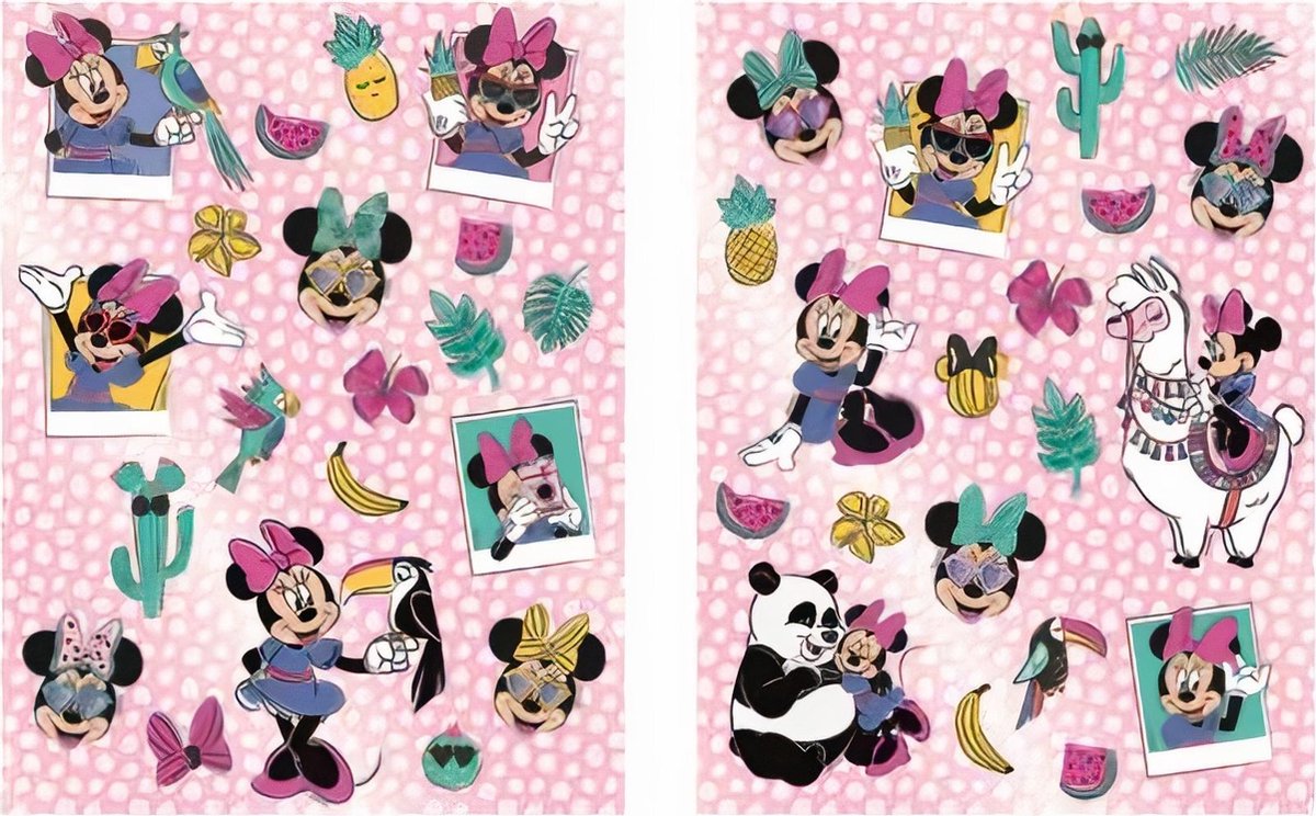 W&o Stickervel Minnie Mouse Junior 25
