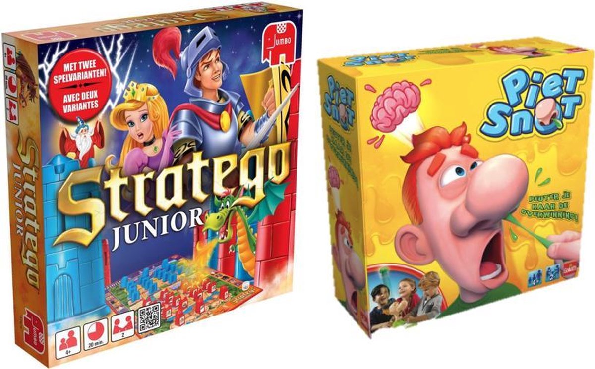 Kinderspelvoordeelset Stratego Junior & Piet Snot