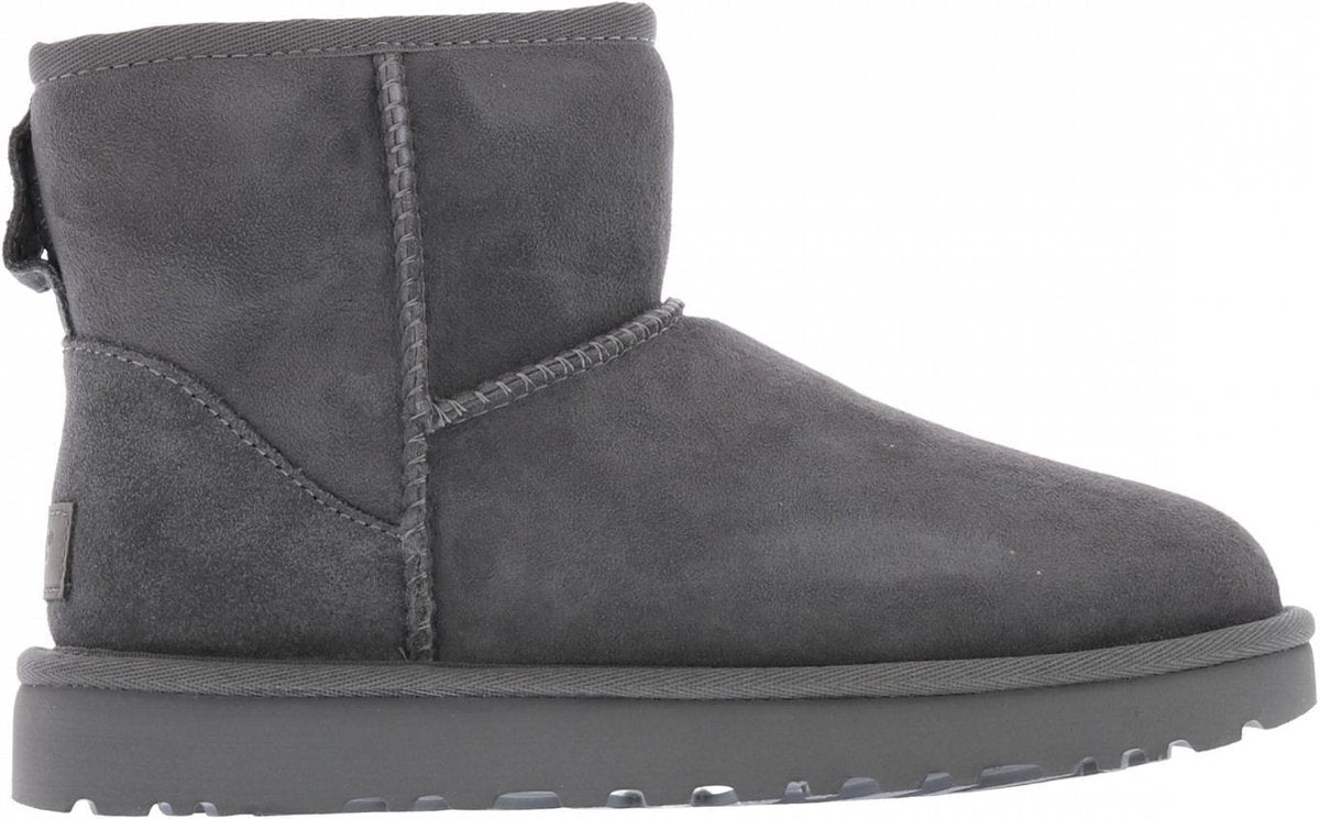 UGG - Dames Snowboots Classic Mini Grey - Grijs - Maat 36
