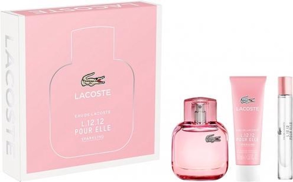Lacoste L.12.12 Pour Elle Sparkling Giftset 3 delig