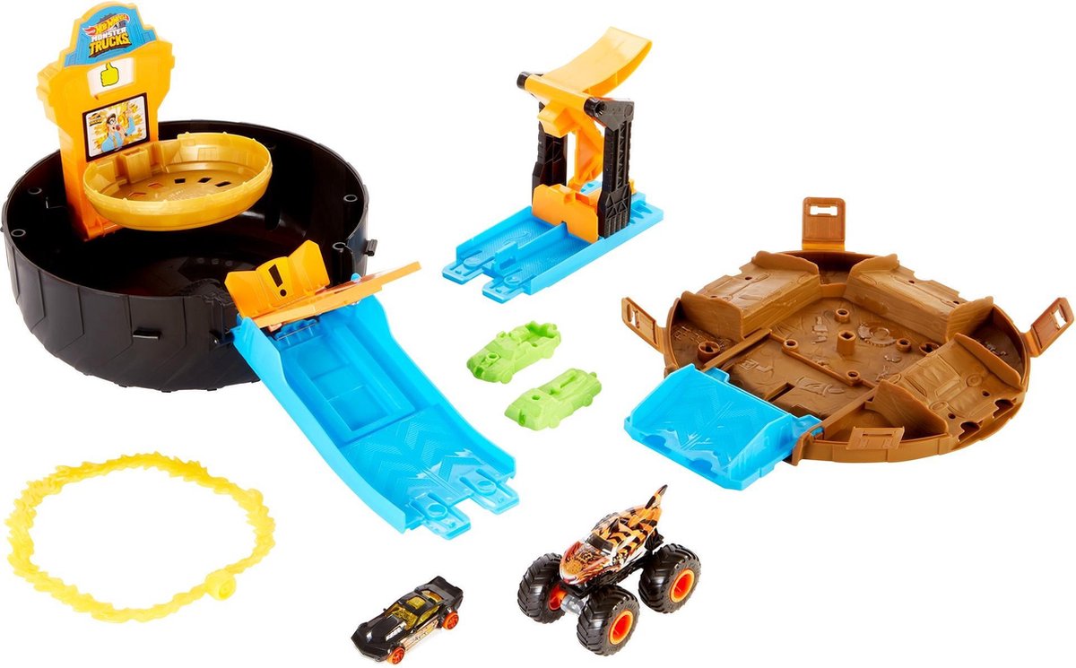 Hot Wheels Monster Trucks - Stuntbanden speelset