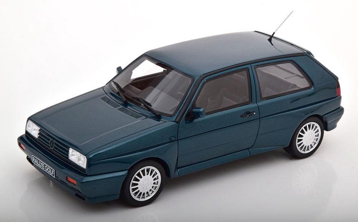 Volkswagen Golf II G60 Rally 1990 Groen Metallic 1-18 Ottomobile Limited 3000 Pieces ( Resin )