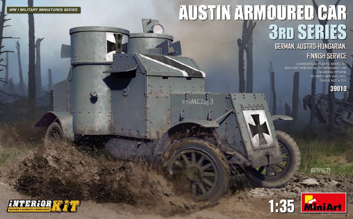 1/35 AUSTIN ARMOURED CAR 3RD SERIES FINNISH SERVICE (5/21) * - modelbouwsets