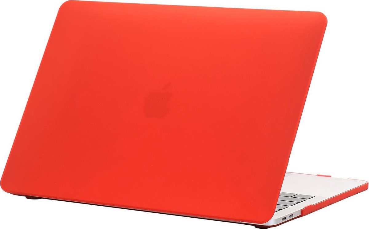 Mobigear Hardshell Case Mat Rood Macbook Pro 13 inch Thunderbolt 3 (USB-C)