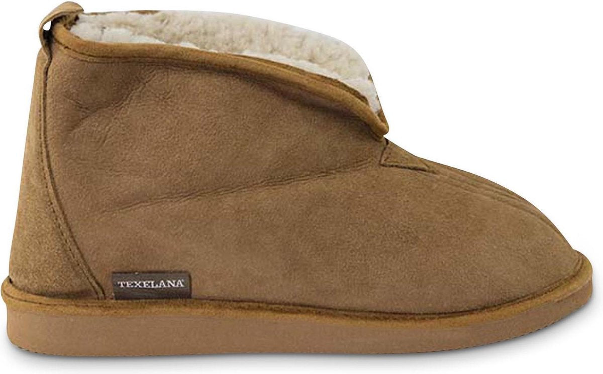 Texelana sloffen en pantoffels voor dames & heren - pantoffel van schapenvacht - model Frida - maat 43