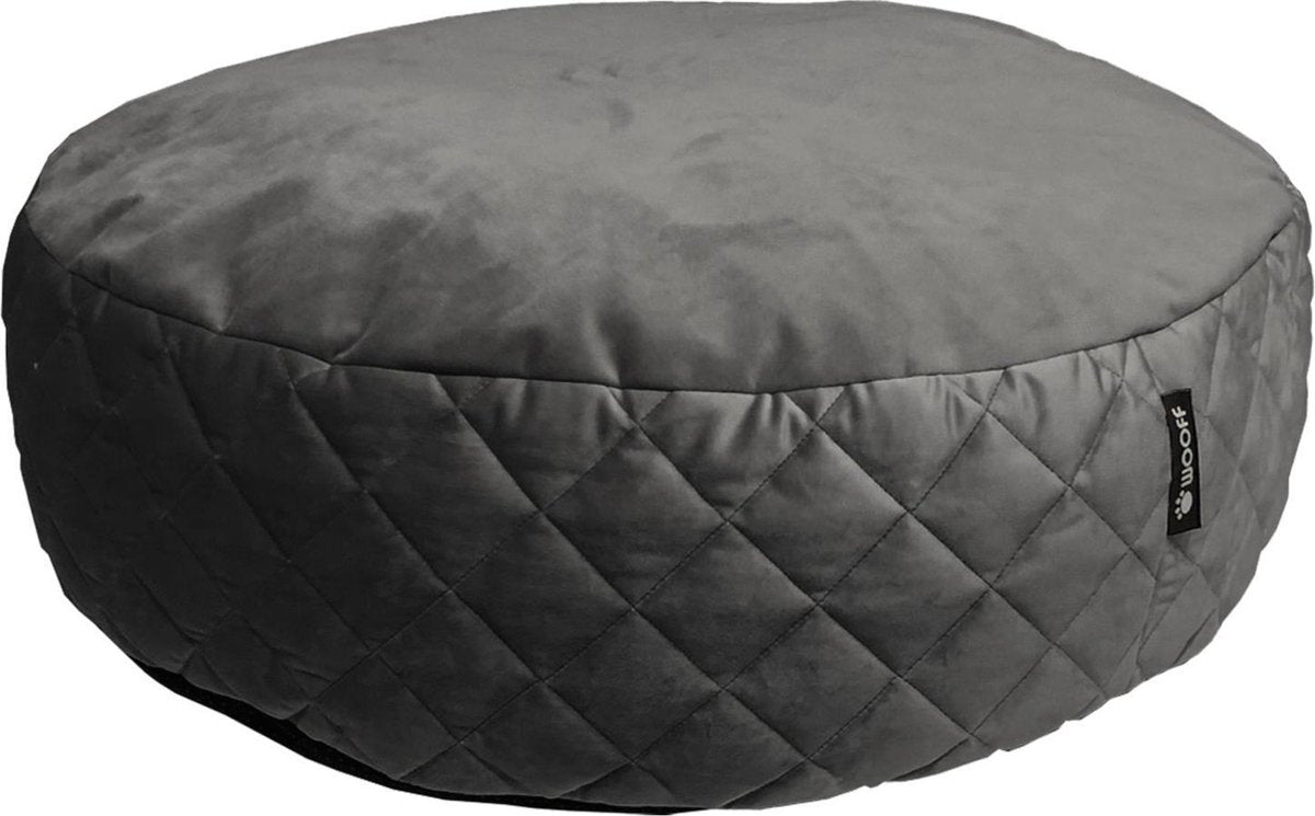 Wooff Hondenmand Stonewash - M - Antraciet
