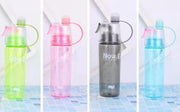 4 Drinkflessen met Sproeifunctie - Bidon - Roze Blauw Zwart en Groen