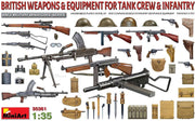1:35 MiniArt 35361 British Weapons & Equipment for Tank Crew & Infantry Plastic kit