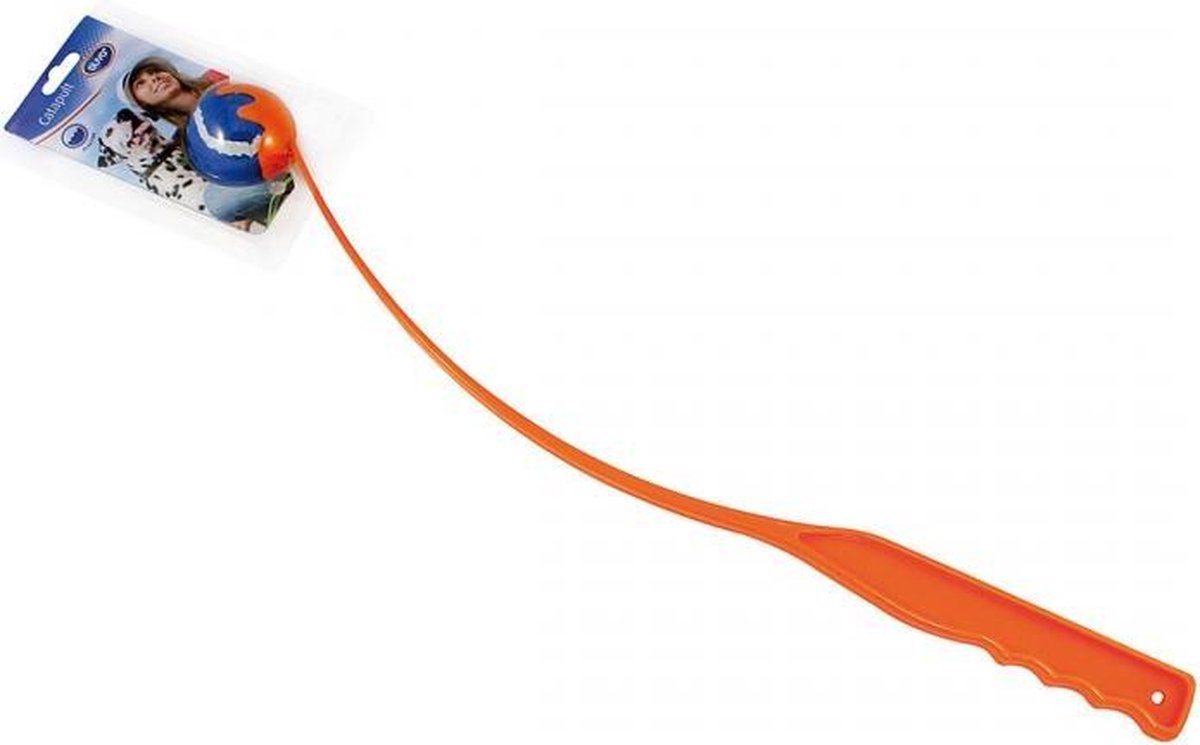 Duvo+ Katapult met bal Blauw/oranje 63cm